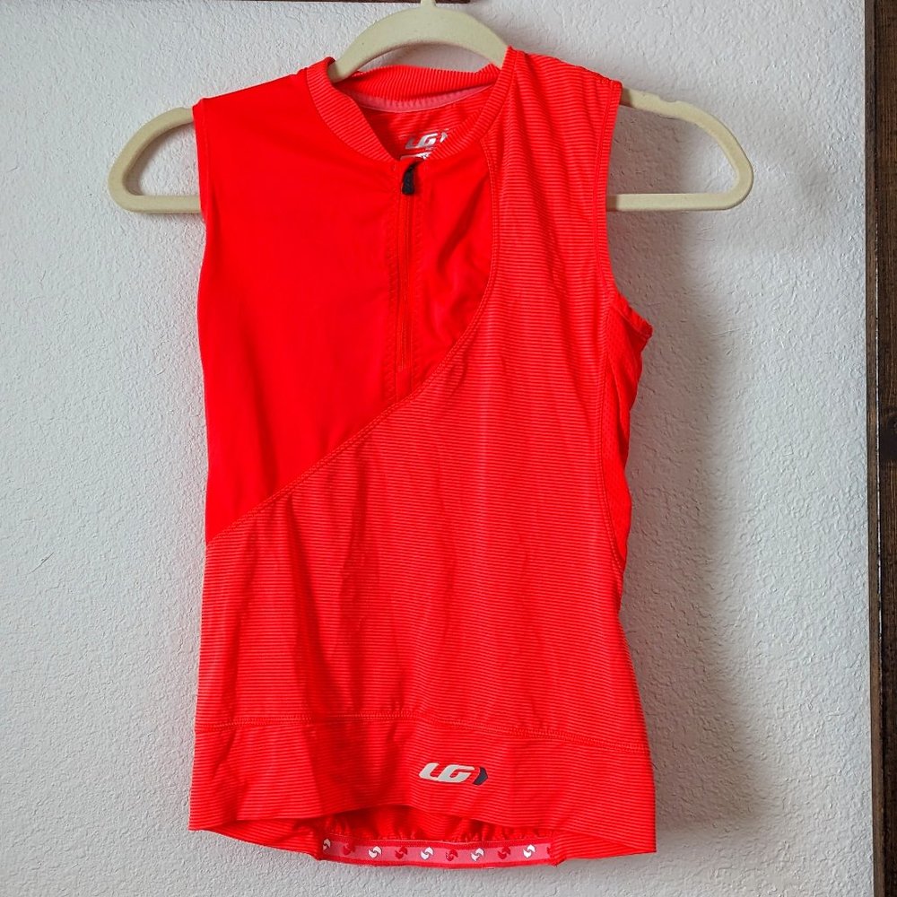 Hi-Vis Coral Triathlete Cycling Jersey